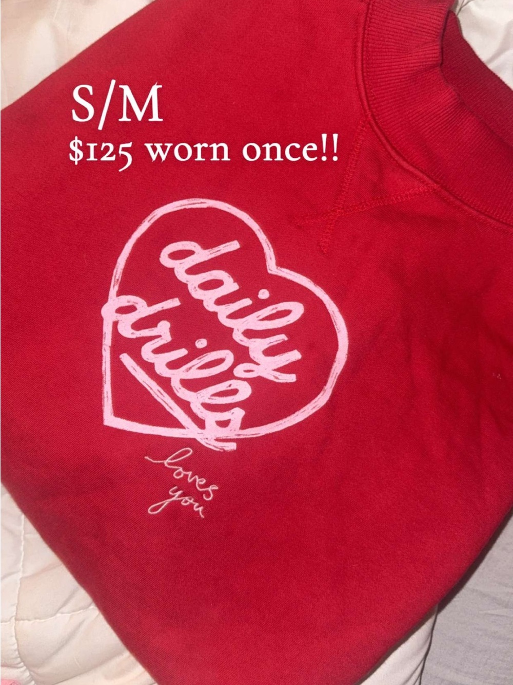 Daily Drills Red Heart Logo Crewneck - Picture 2 of 2